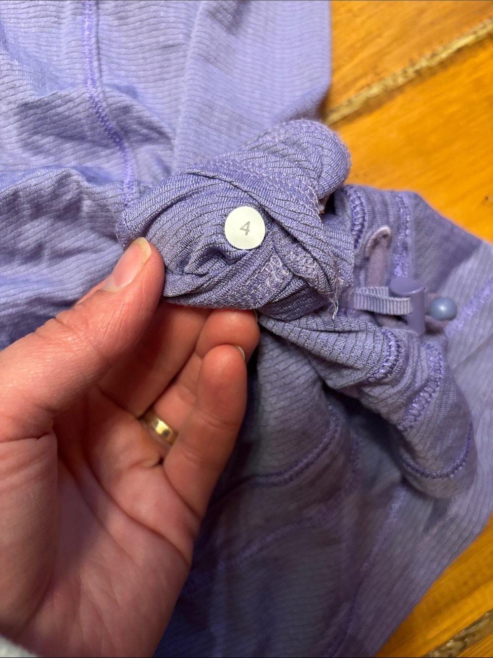 lululemon athletica Lavender Ruffle Racerback Tank - Picture 2 of 3